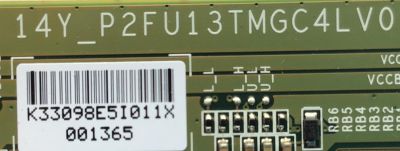 T-CON PARA TV HISENSE / NUMERO DE PARTE LJ94-33098E / 14Y_P2FU13TMGC4LV0.0 / 001265 / PANEL HD650FUD-B31(100)\S1\GM\ROH / MODELO 65H10B - Imagen 2
